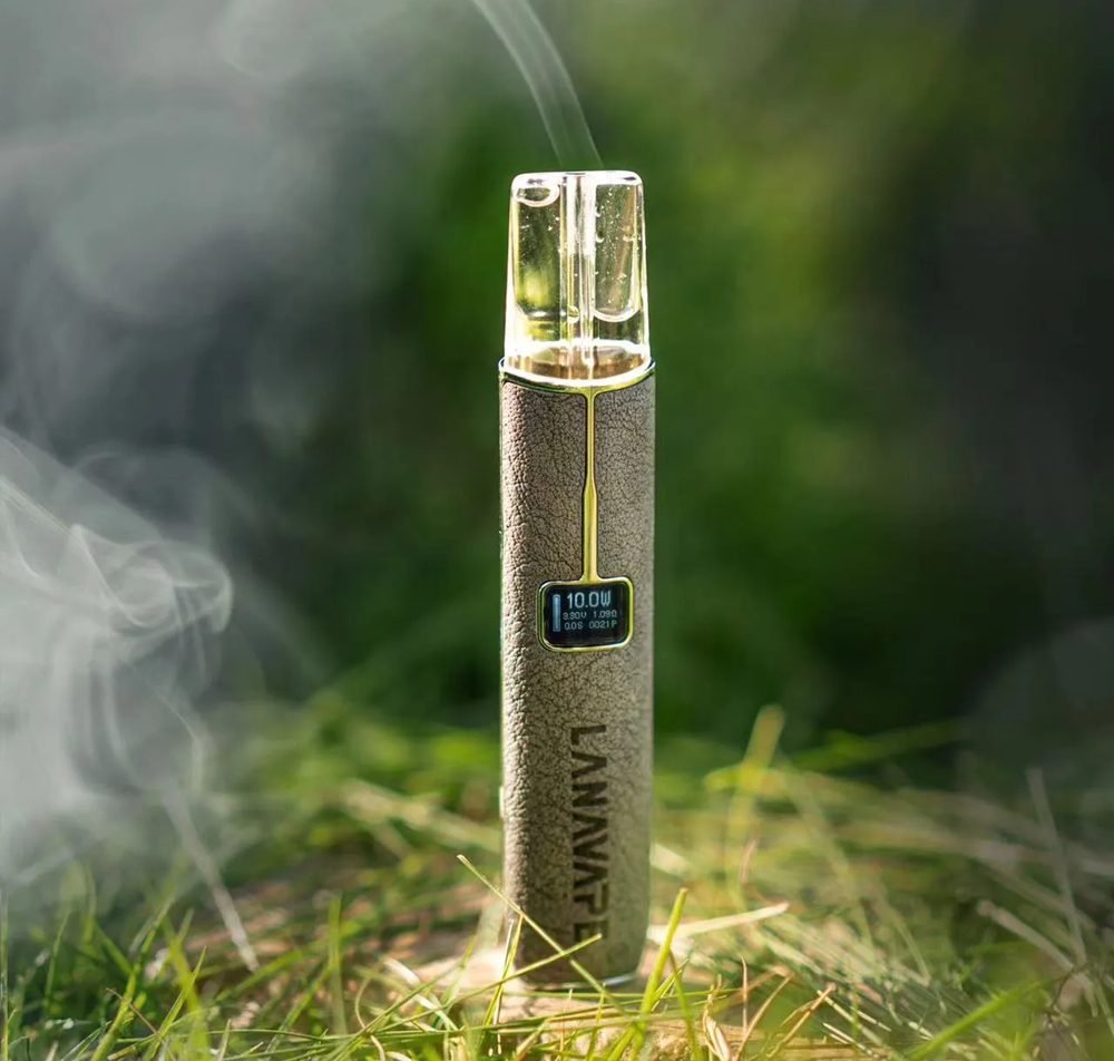 LANA 革調系列皮革主機|皮革材質 液晶顯示屏 雙檔8W/10W 1代菸彈通用