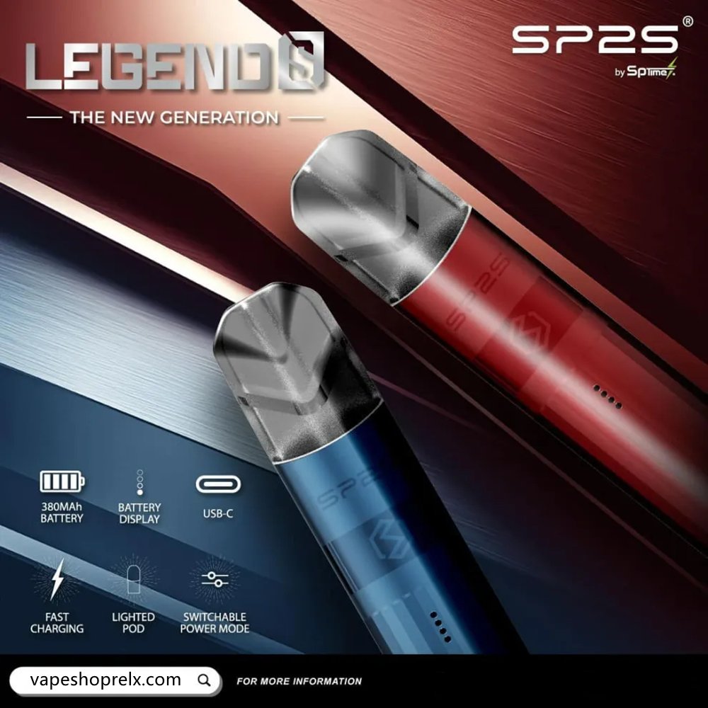 SP2S 传说版主機｜8 種鈦色金屬外觀 2 檔功率 4 顆 LED 電量 - 煙潮商城